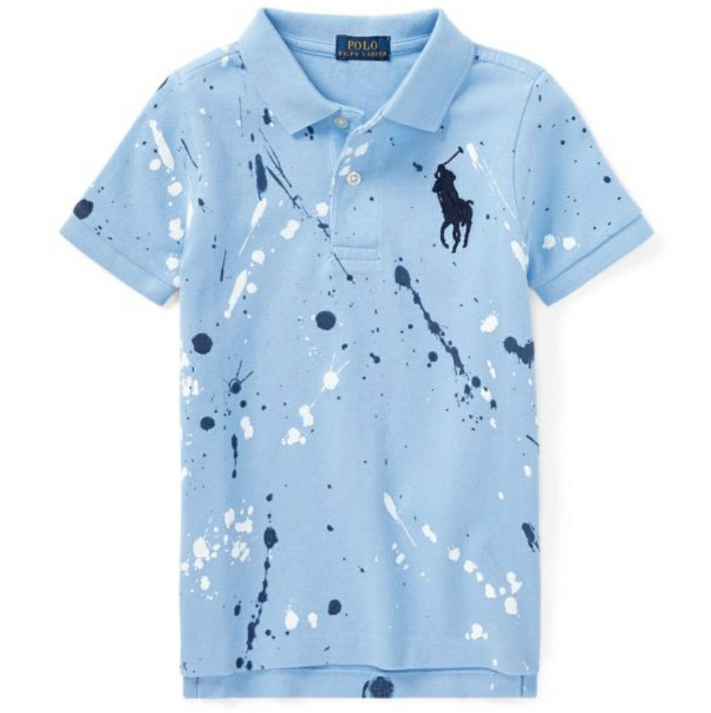 Polo Ralph Lauren Childrenswear Splattered Polo